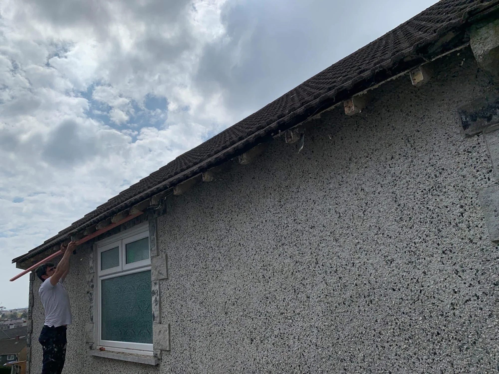 Storm damage roof repairs in Sennen