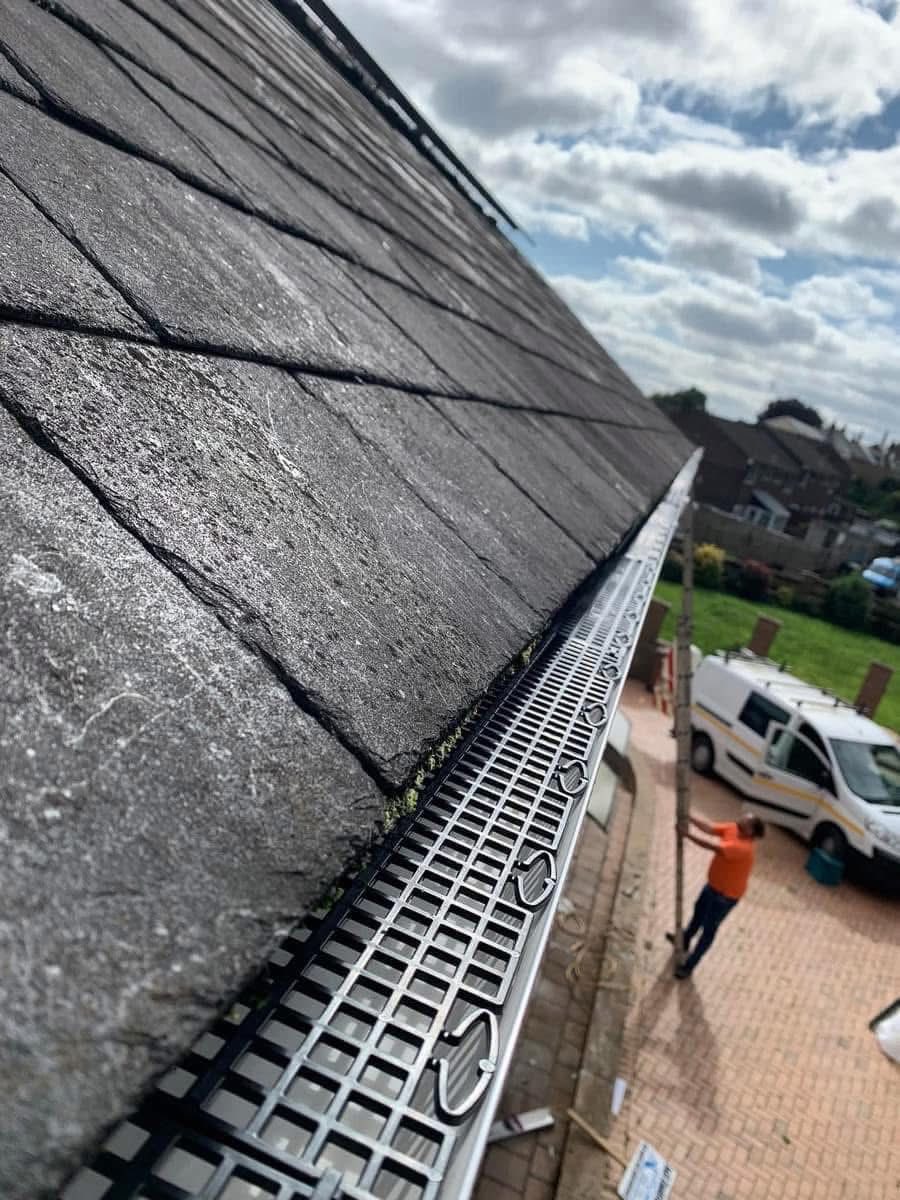 Gutter installation project in Sennen