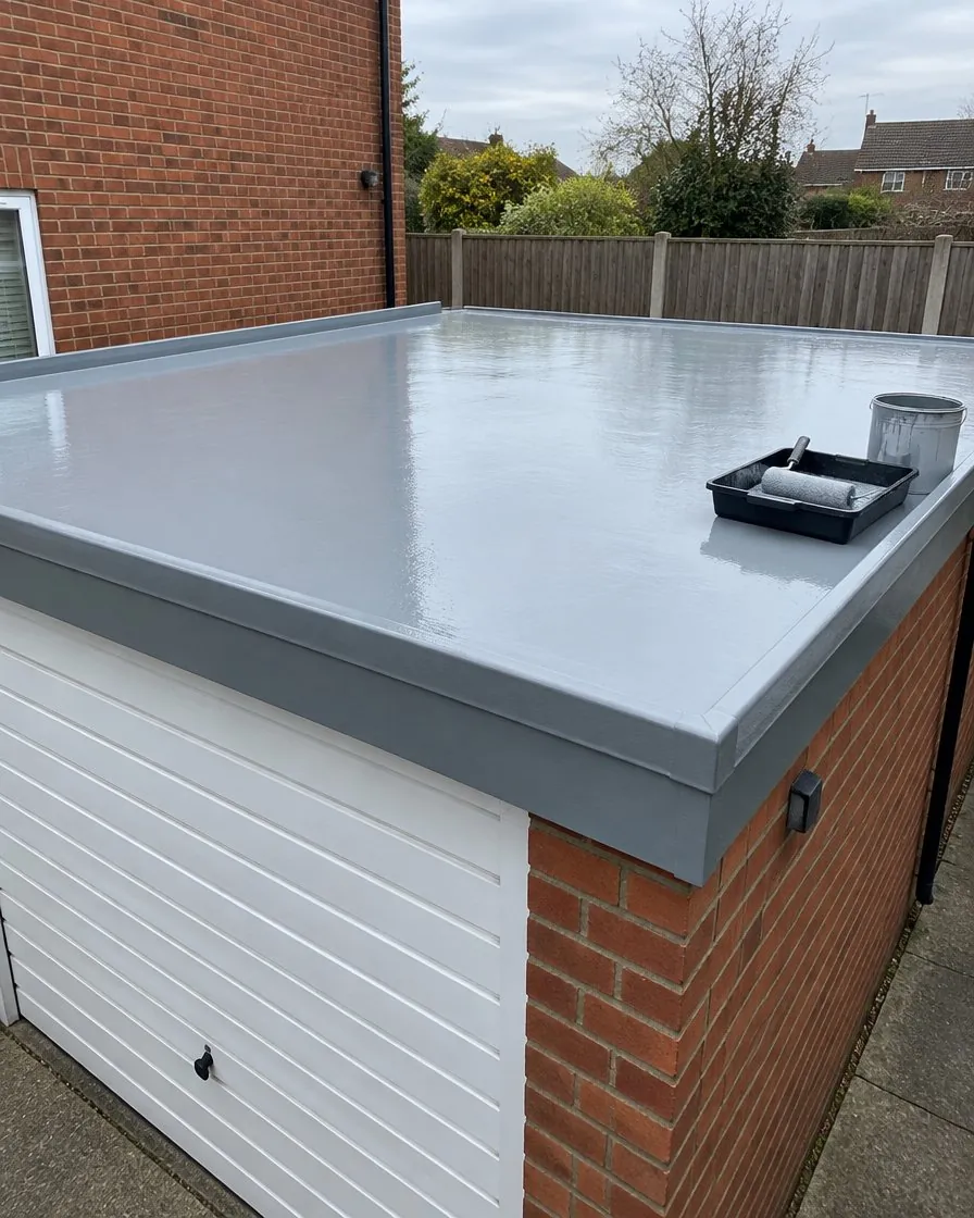 Garage roof replacement in Sennen