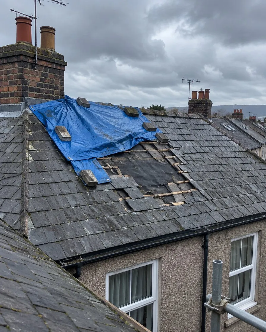 Storm damage and insurance work in Sennen